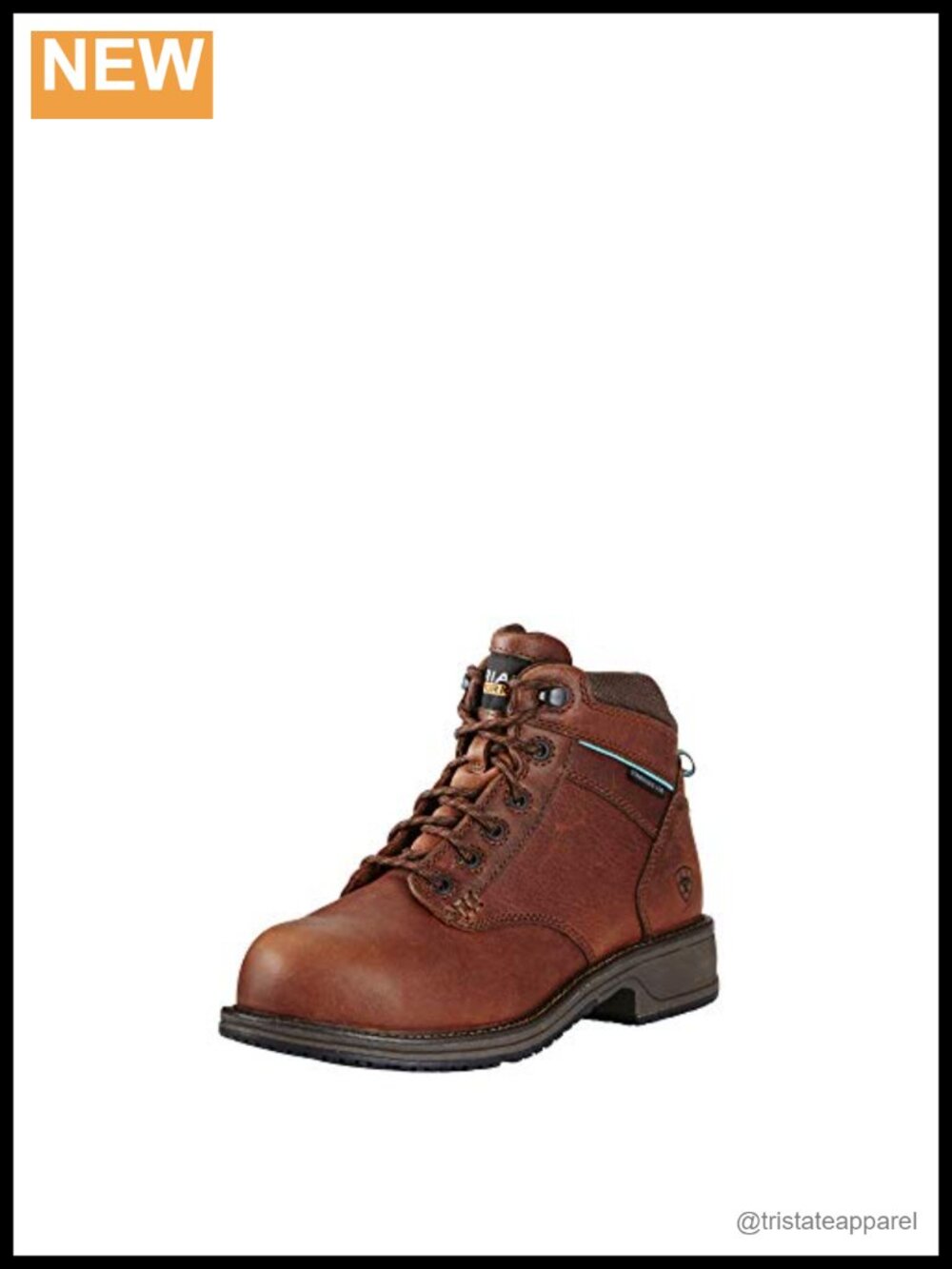 Women's Composite Toe Work Boot Full-Grain Leather Lace Up